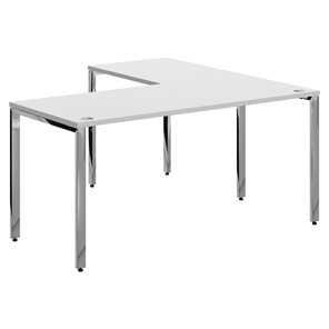 Письменный угловой  стол для персонала левый XTEN GLOSS  Белый XGCT 1615.1 (L) (1600х1500х750) в Брянске