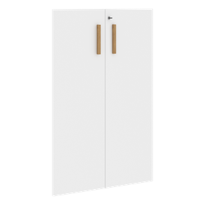 Средние двери для шкафов с замком FORTA Белый FMD 40-2(Z) (794х18х1164) в Брянске