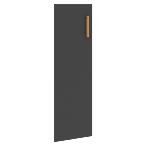 Дверь для шкафа средняя левая FORTA Черный Графит FMD40-1(L) (396х18х1164) в Брянске