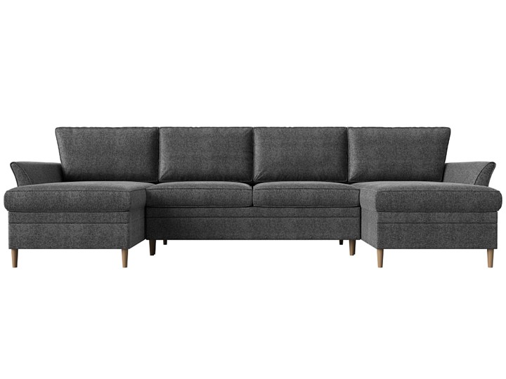 П-образный диван София, Серый (Рогожка) в Брянске - изображение 1