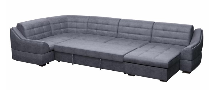 Большой диван с оттоманкой и креслом Антарес 1 ПДУ New в Брянске - изображение 1