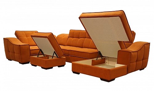 Угловой диван N-11-M (П1+ПС+УС+Д2+Д5+П1) в Брянске - изображение 2