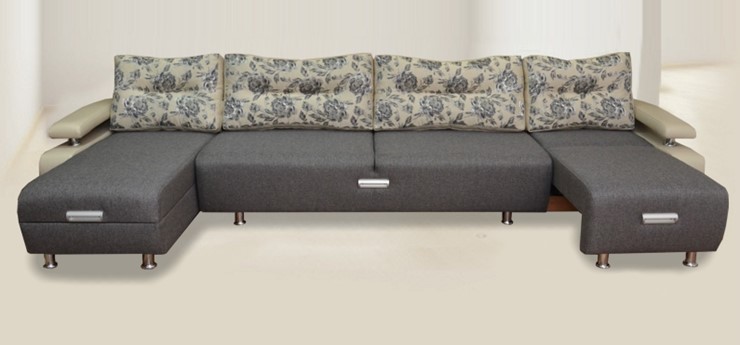 П-образный диван Престиж-15 микс в Брянске - изображение 1