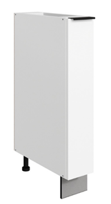 Шкаф рабочий Стоун L150 (1 дв.гл.) (белый/джелато софттач) в Брянске