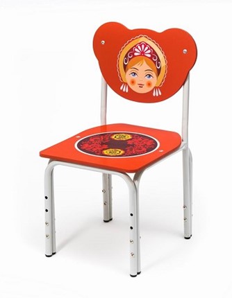 Детский растущий стул Матрешка (Кузя-МТ(1-3)КрСр) в Брянске - изображение