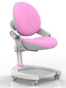Кресло Mealux ZMAX-15 Plus, Y-710 PN, белый металл, обивка розовая однотонная в Брянске