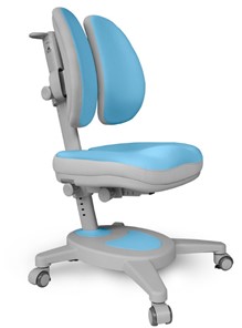 Кресло Mealux Onyx Duo (Y-115) BLG, голубой + серый в Брянске