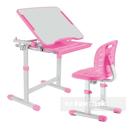 Парта растущая и стул Piccolino III Pink в Брянске - изображение