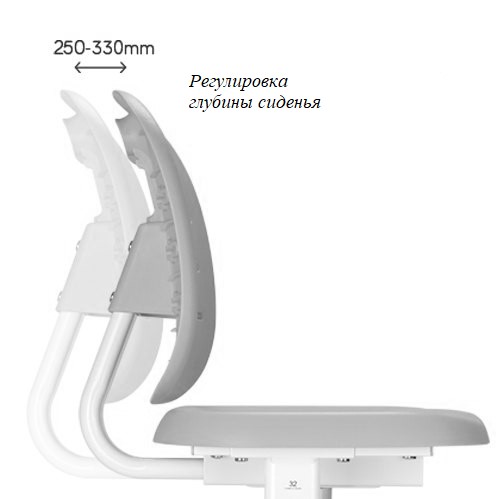 Стол растущий и стул Piccolino III Grey в Брянске - изображение 1