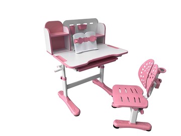Парта растущая и стул Vivo Pink FUNDESK в Брянске - предосмотр