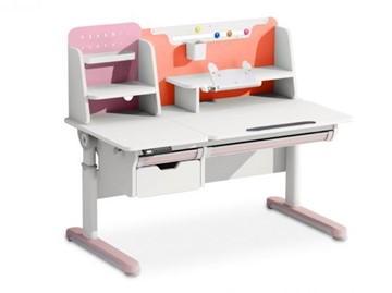 Детский стол-трансформер Mealux Electro 730 + надстройка, Розовый в Брянске - предосмотр
