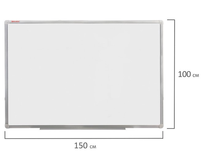 Доска магнитно-маркерная BRAUBERG 100х150 см, алюминиевая рамка в Брянске - изображение 8