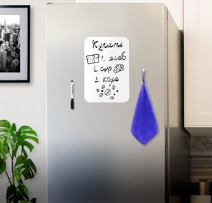 Доска магнитная на холодильник BRAUBERG, 30х21 см с маркером, магнитом и салфеткой в Брянске - предосмотр 2