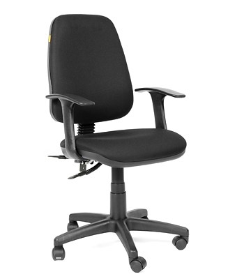 Кресло компьютерное CHAIRMAN 661 Ткань стандарт 15-21 черная в Брянске - изображение