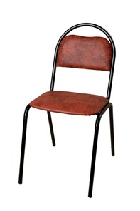 Офисный стул Стандарт СРП-033 Эмаль коричневый кожзам в Брянске