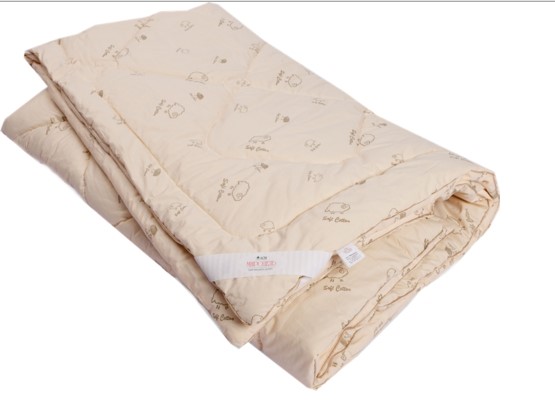 Стеганое одеяло ОВЕЧЬЯ ШЕРСТЬ в упаковке п-э вакуум в Брянске - изображение